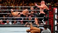 McIntyre confronts Lesnar